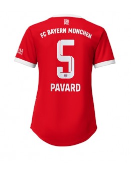 Bayern Munich Benjamin Pavard #5 Heimtrikot für Frauen 2022-23 Kurzarm